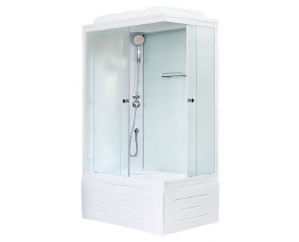 Душевая кабина Royal Bath RB 8100BP5-WC 100х80 см, с матовыми стеклами , левосторонняя