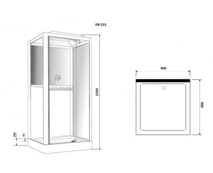 Душевая кабина Grossman GR-221