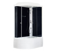 Душевая кабина Royal Bath RB 8120BK5-BT 120х80 см, с прозрачными стеклами, правосторонняя