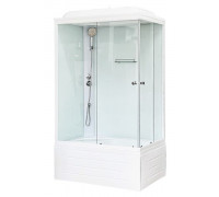 Душевая кабина Royal Bath RB 8100BP5-WT 100х80 см, с прозрачными стеклами , левосторонняя