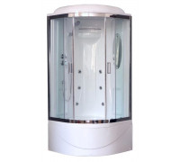 Душевая кабина Royal Bath RB 90BK2-T-CH 90х90 см, с прозрачными стеклами