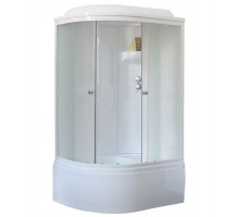 Душевая кабина Royal Bath RB 8120BK6-WC 120х80 см, с матовыми стеклами, правосторонняя