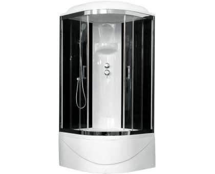 Душевая кабина Royal Bath RB 90BK6-BT-CH 90х90 см, с прозрачными стеклами